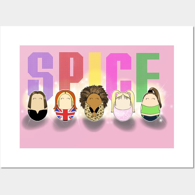 Spice Girls Tiggles Wall Art by laurareid.artist